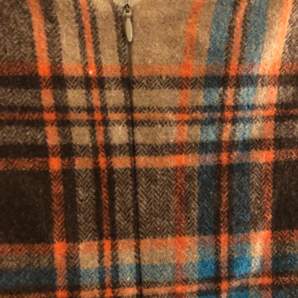 SOLD !!! ZR & ZR Wool Mini Plaid Dress - Picture 3 of 6